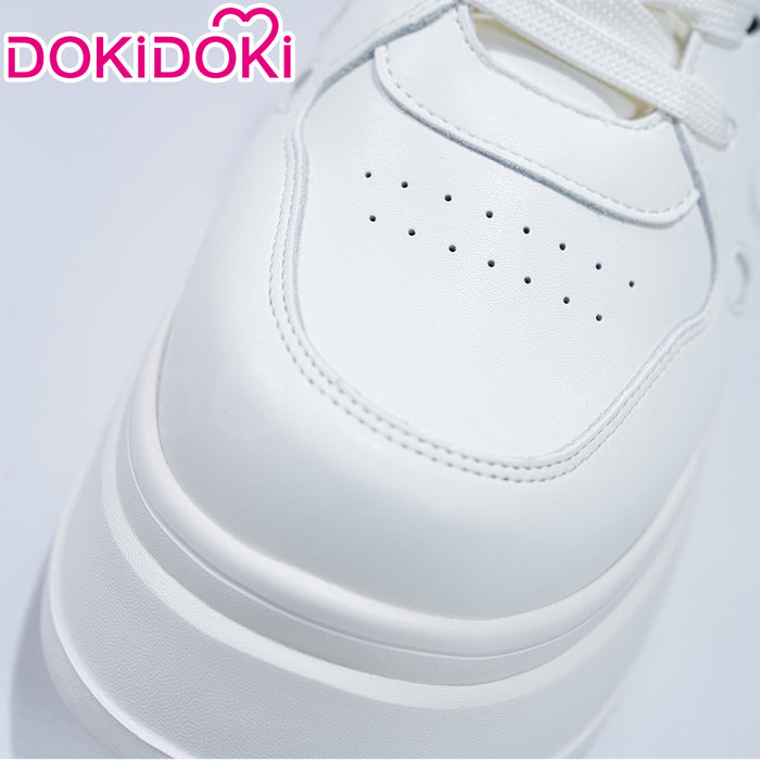 【12CM】DokiDoki Height Increasing Shoes / Elevator Shoes White Thick-Soled