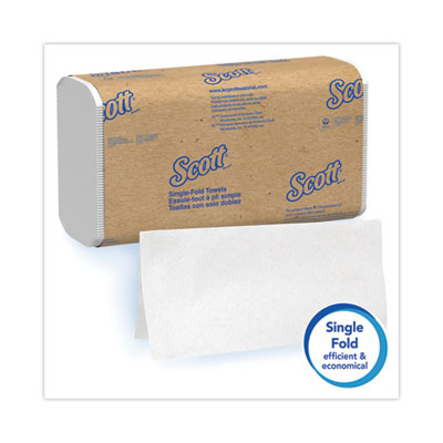 1700 SCOTT BLEACHED SINGLEFOLD PAPER TOWELS 4000/CS