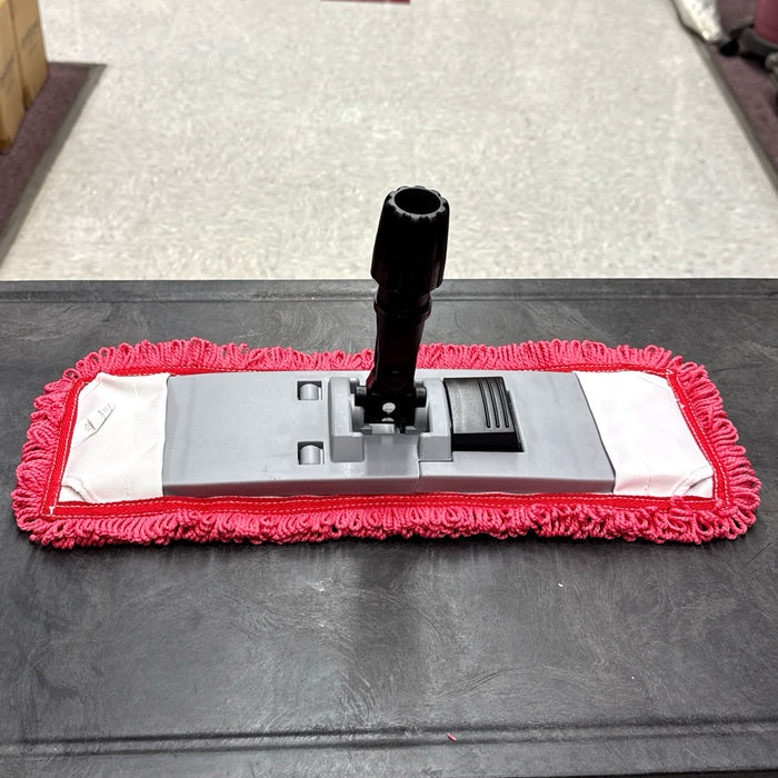 18" RED MICROFIBER POCKET MOP ( LOOPED END )