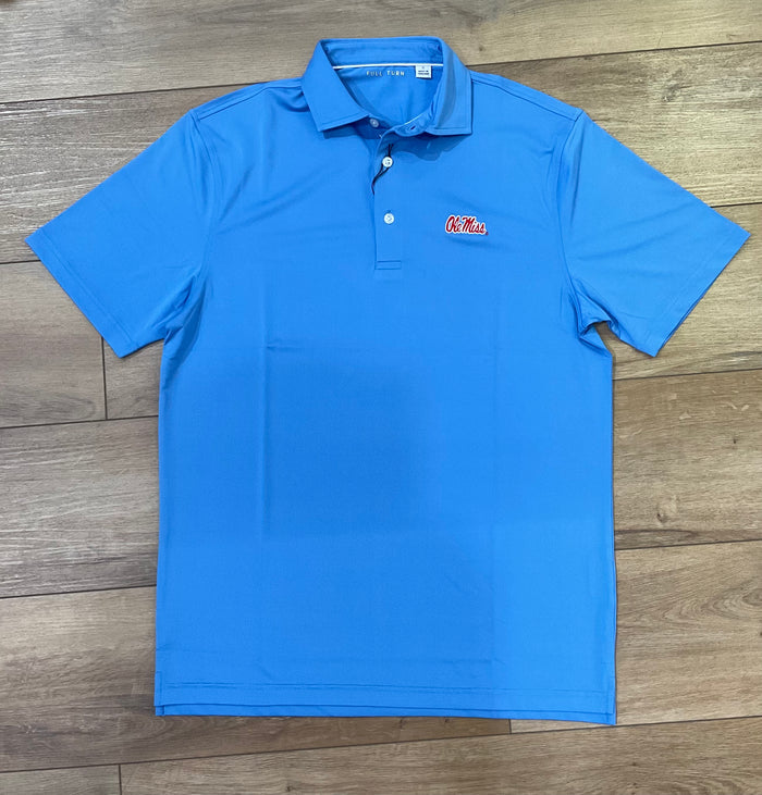 Ole Miss Solid Polo - Royal Blue