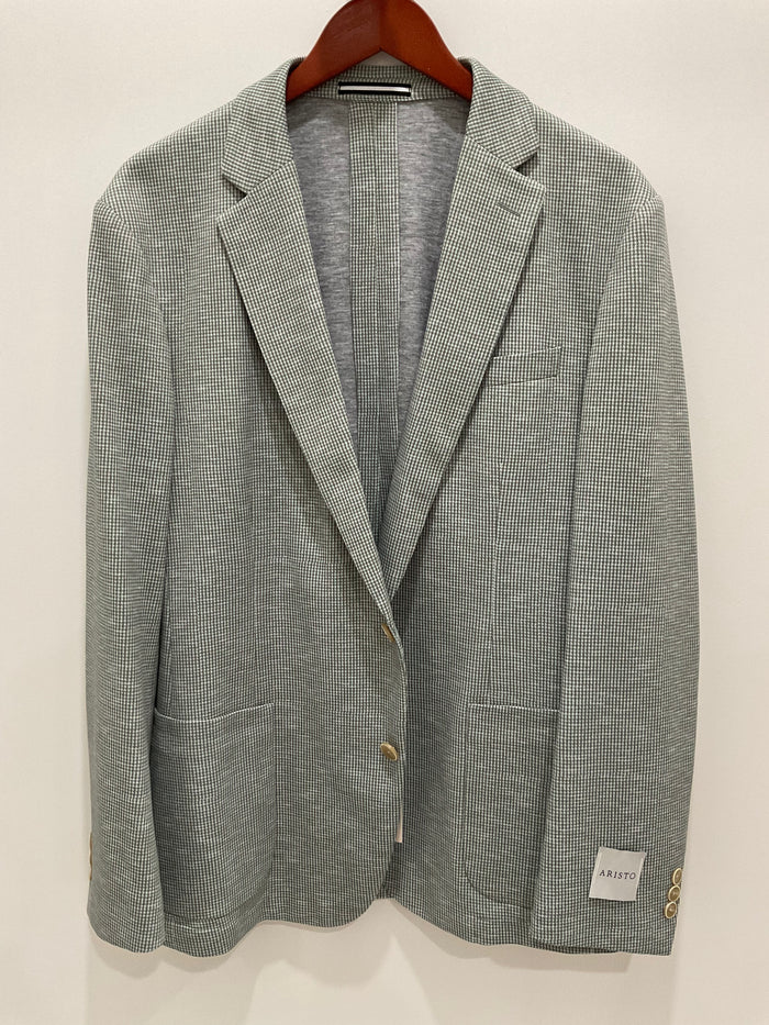 Sage Houndstooth Sport Coat