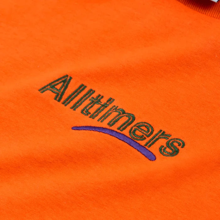 ALLTIMERS - ESTATE EMBROIDERED LONGSLEEVE - ORANGE