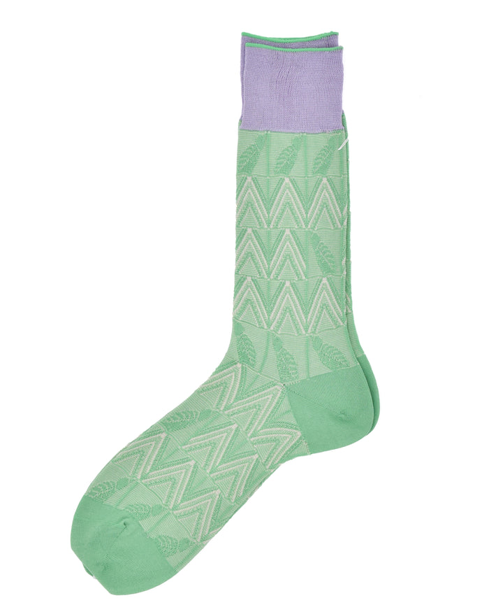Antipast Leaf Bird Dress Socks
