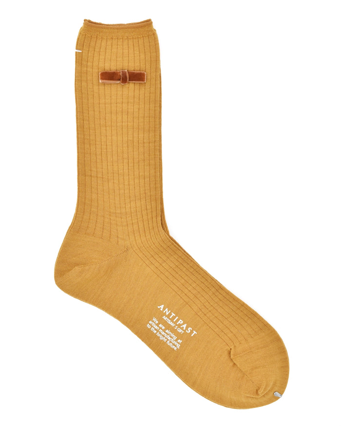 Antipast Ribbon Ribbed Socks