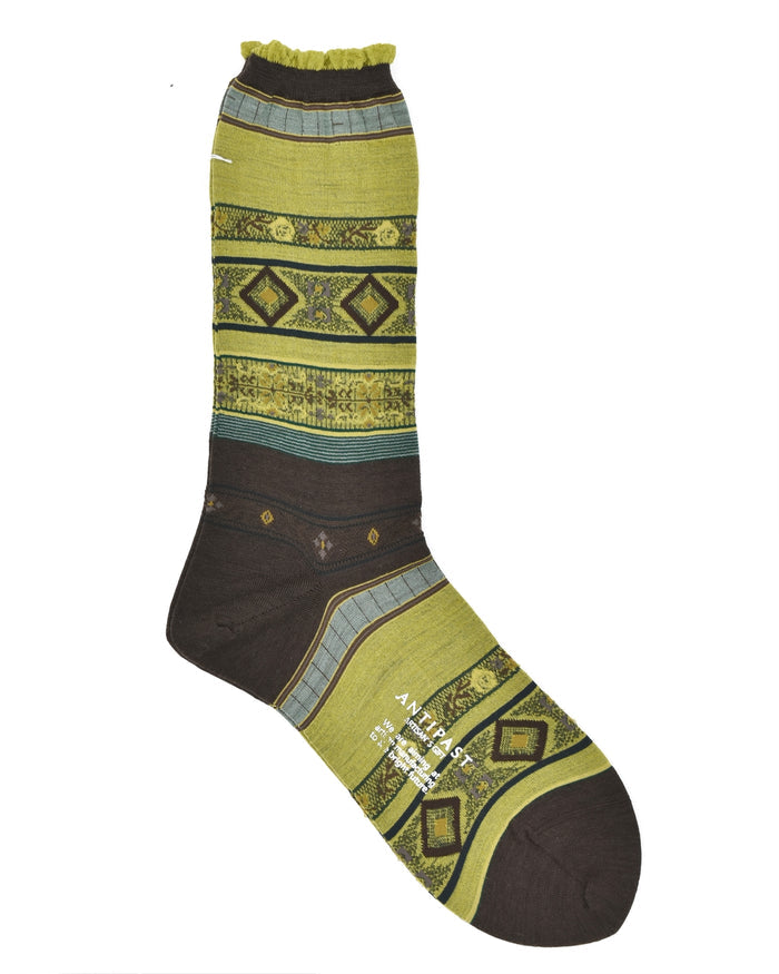 Antipast Tyrolean Stripes Dress Sock