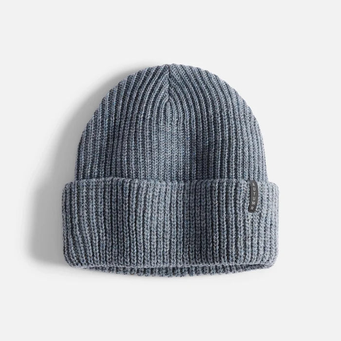 AUTUMN - RIBBED KNIT BEANIE BLUE