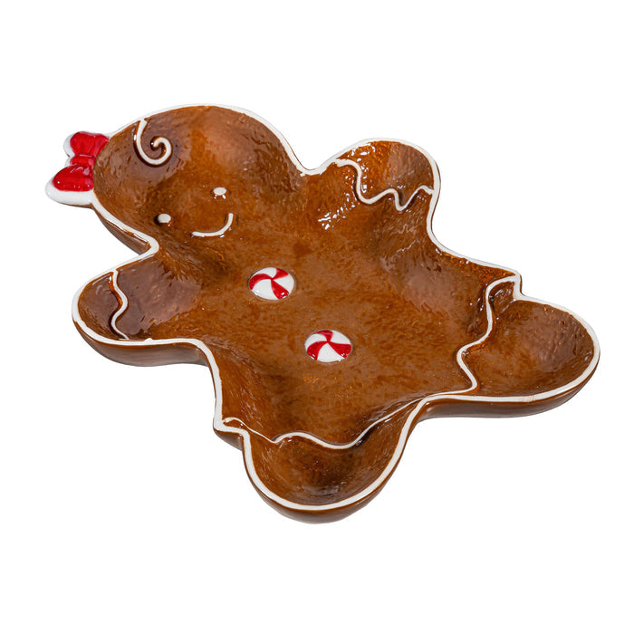 Baking Spirits Bright Gingerbread Plate