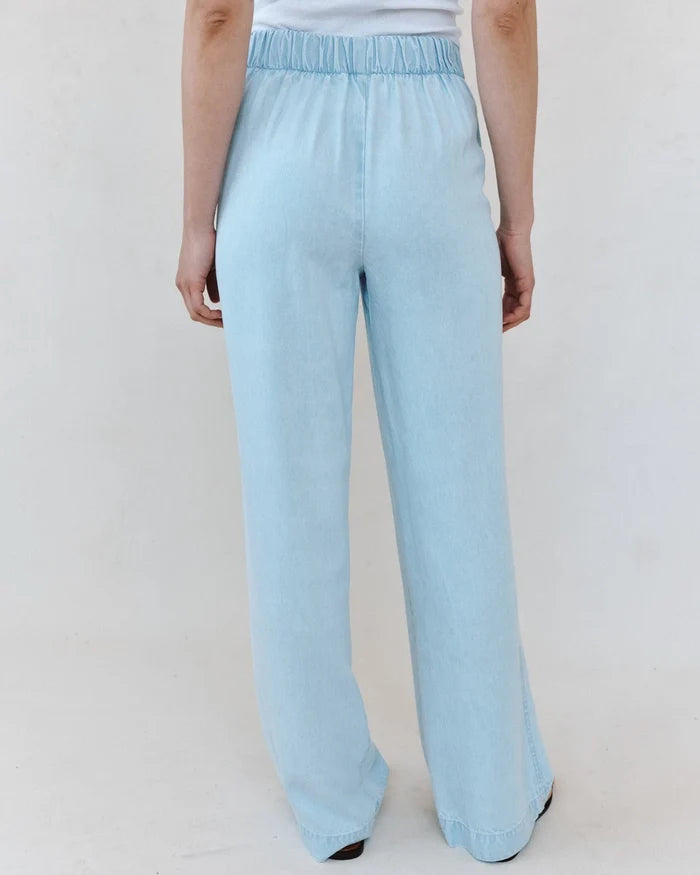 Bella Dahl Multi Stitch Catalina Pants-Coastal Wash