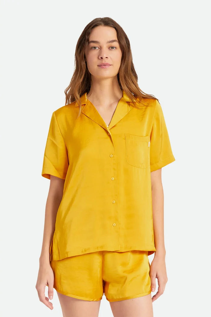 BRIXTON - BUNKER FLIGHT BOYFRIEND SHORT SLEEVE WOVEN