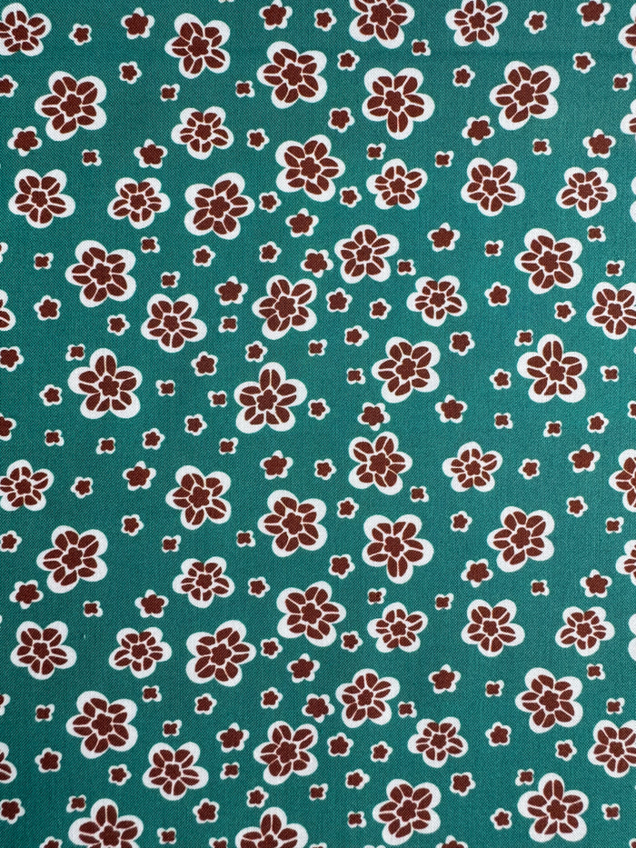 Brown Flower - Teal - MomNSon