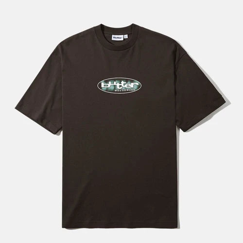 BUTTER GOODS - VORTEX TEE CHOCOLATE