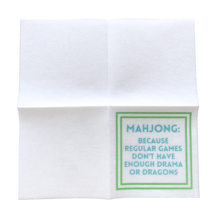 Came Tiles - Stayed Drama | MAHJONG NAPKINS
