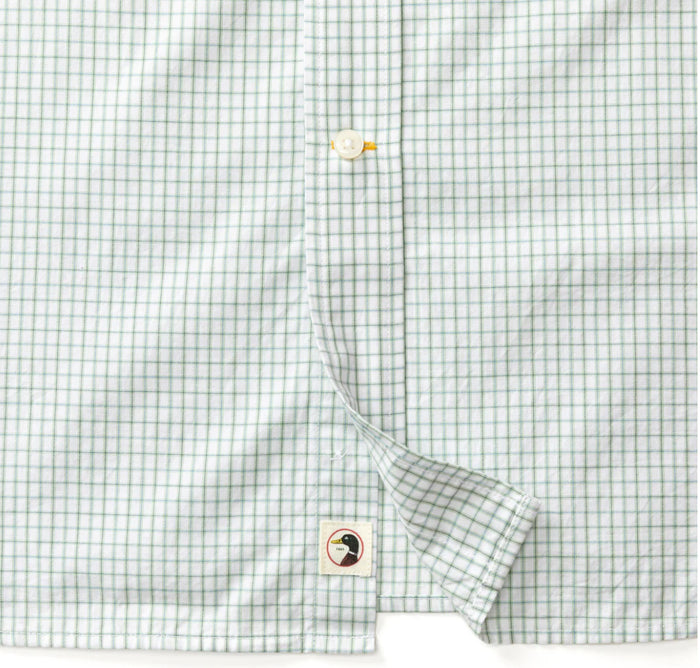 Cashmere Cotton Poplin Sport Shirt - Sage Green