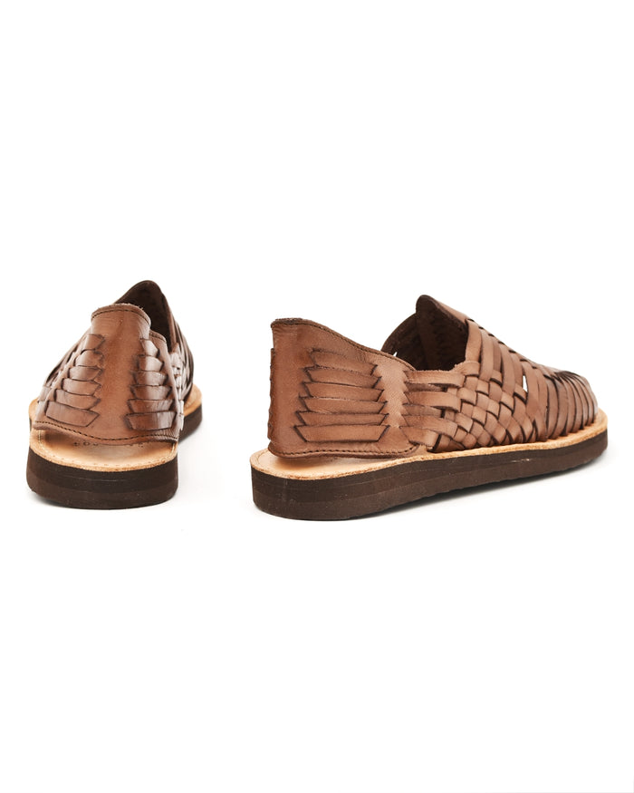 Chamula Chichen Dark Brown Huarache Sandal (Women's)