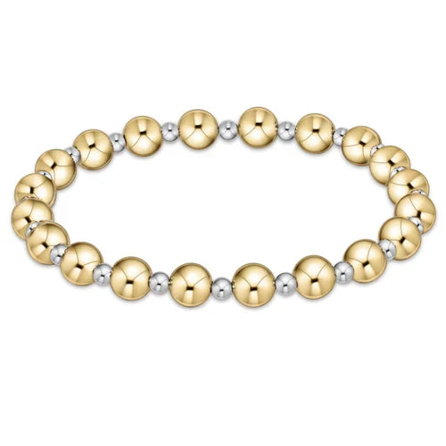 enewton Classic Grateful Pattern 6mm Beaded Bracelet