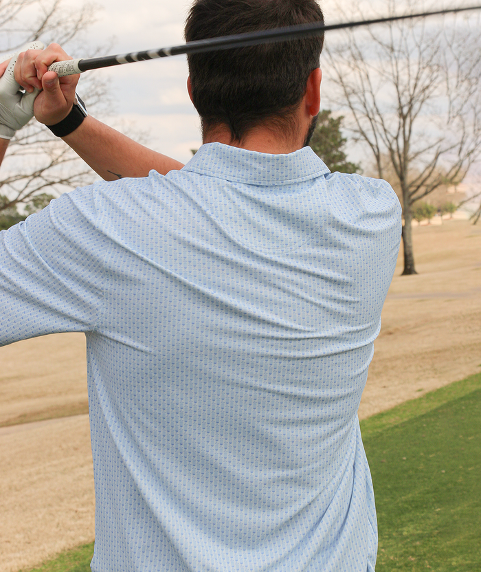 Club and Carry Printed Polo