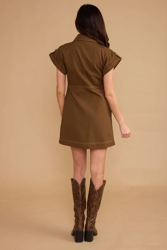 Colin Dress-Mocha
