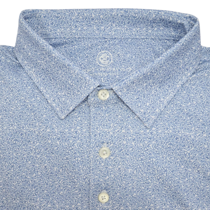 Cowboy Hat Polo - Light Blue