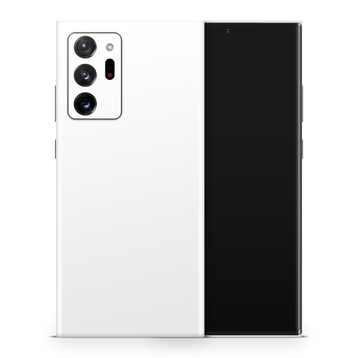 Crisp White Samsung Galaxy Note Decal Skins