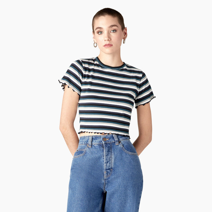 DICKIES - WOMENS STRIPE BABY TEE