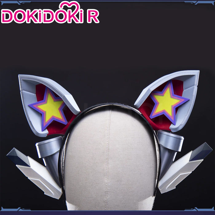 DokiDoki-R Game Cosplay Costume White Red Battle Cat Dress