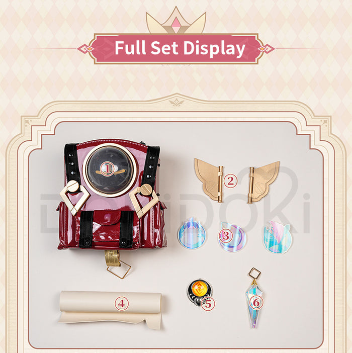 DokiDoki-R Game Genshin Impact Cosplay Linnea Costume / Bag