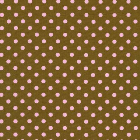 Dots A Lot - Brown with Pink Dot - Sevenberry
