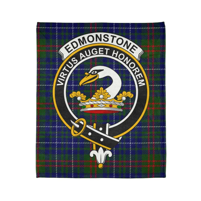 Edmonstone Virtus Augent Honorem Clan Blanket