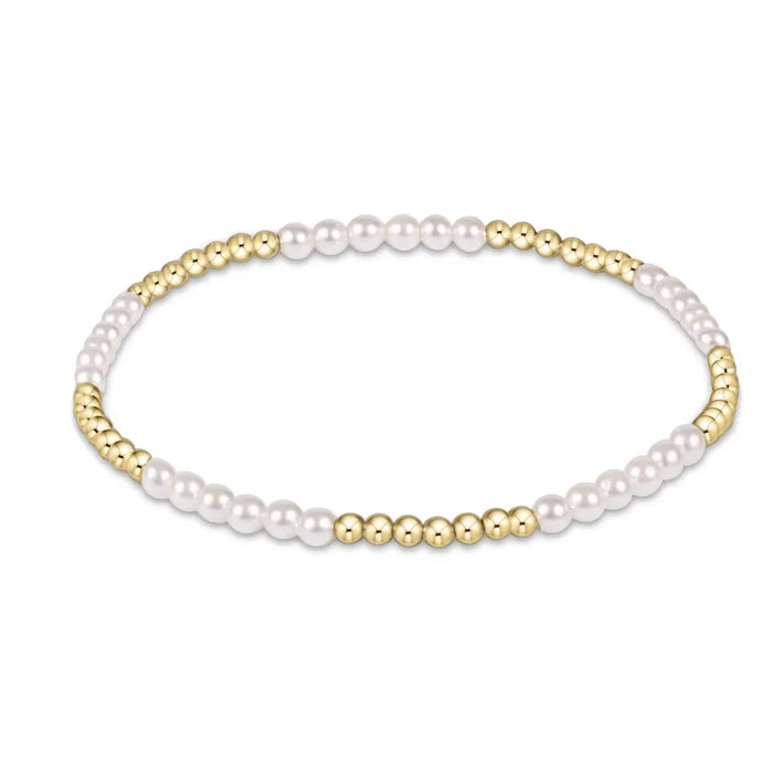 EN-Blissful Pearl 3mm Bracelet