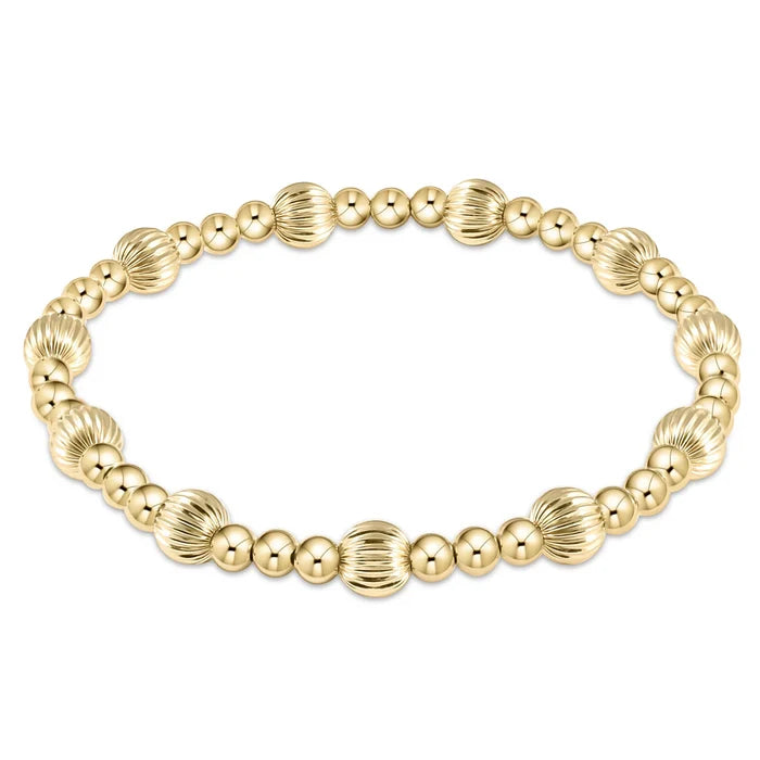 EN-Extends Dignity Sincerity Pattern 5mm Bead Bracelet