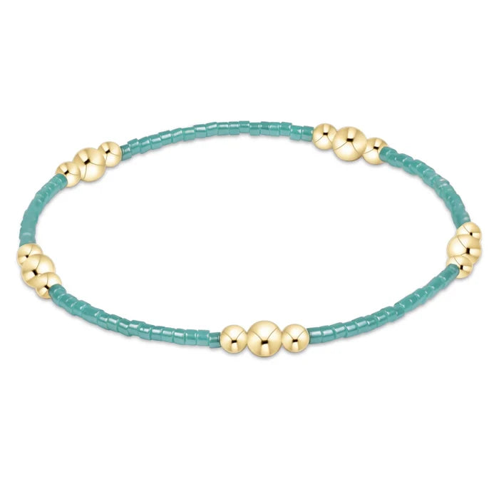 EN-Hope Purpose Gold Bead Bracelet-Spring Collection