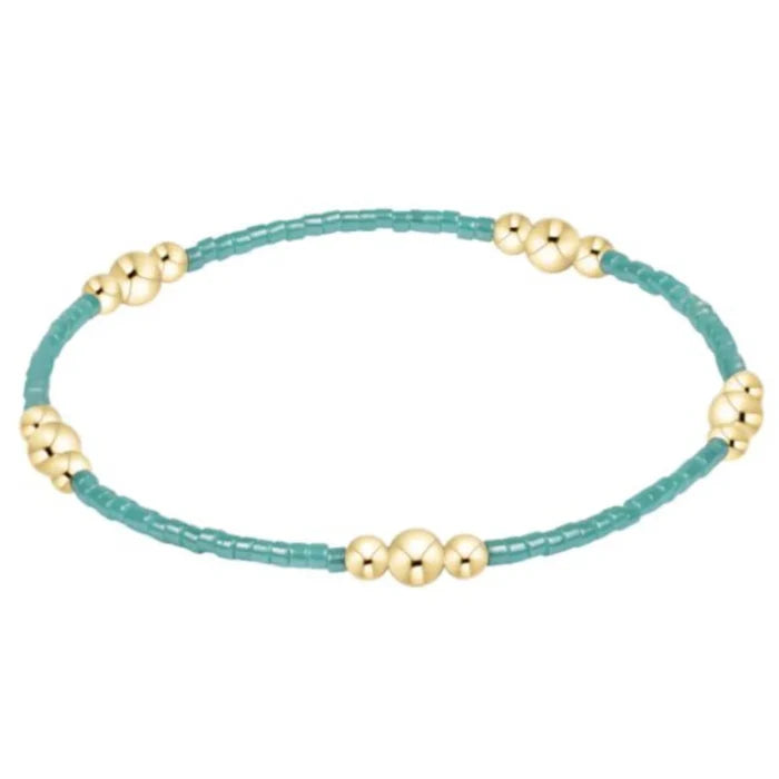 EN-Hope Purpose Gold Bracelet-Sea Glass