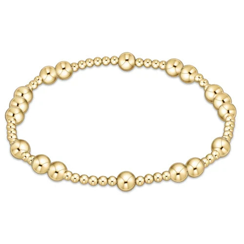 EN Xtends Hope Unwritten 5mm Bead Gold Bracelet