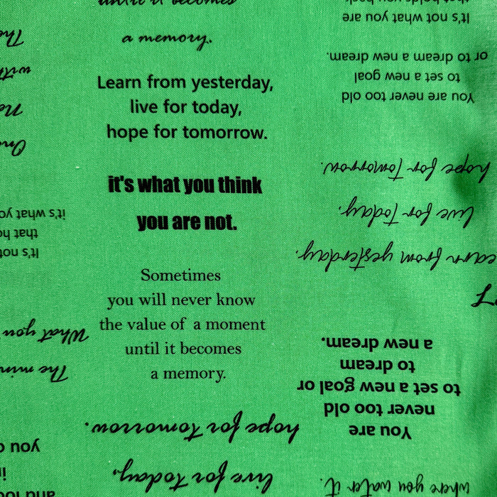 English Combination - Green - Textile Pantry