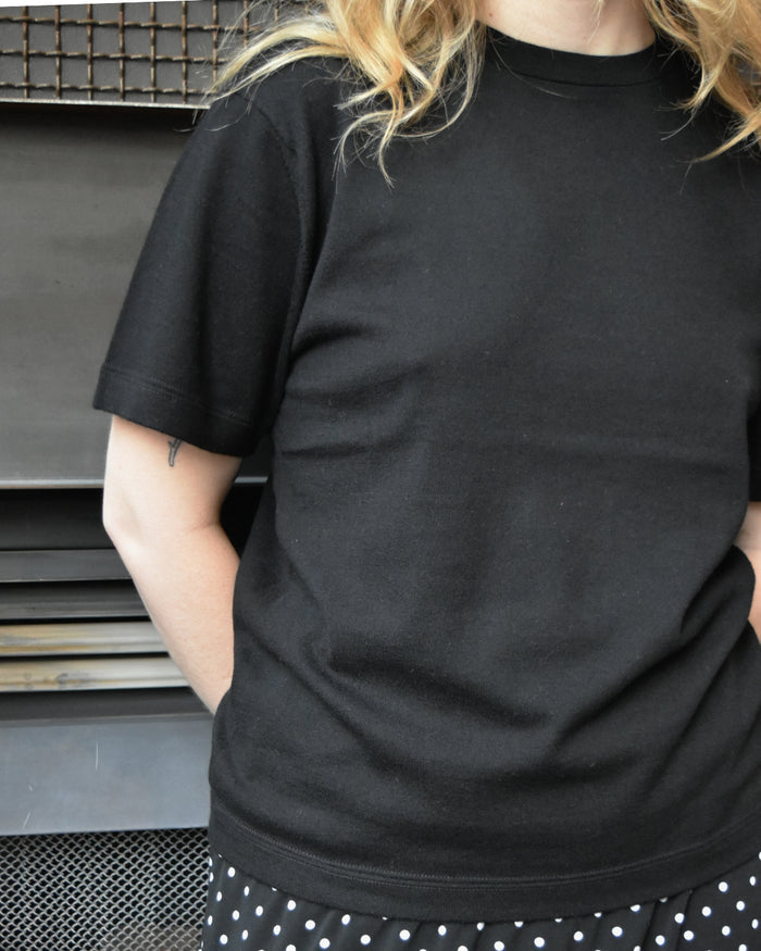 Extreme Cashmere Cotton Cashmere n°268 Cuba Tee in Raven