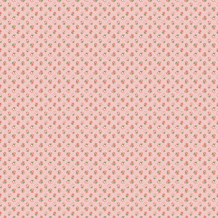 Flower Market - Flower Freckles - Pink - Elea Lutz - Poppie Cotton