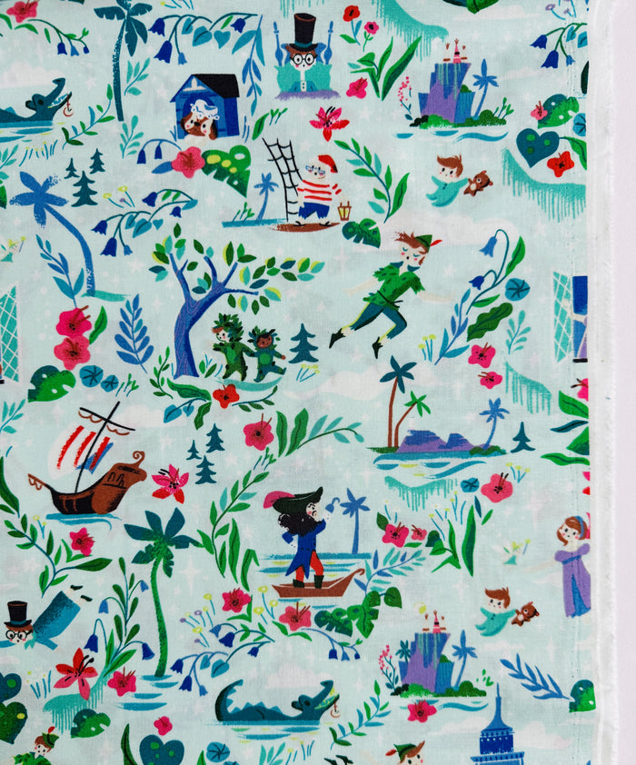 Forever Neverland - Main - Mist - Jill Howarth - Riley Blake Designs