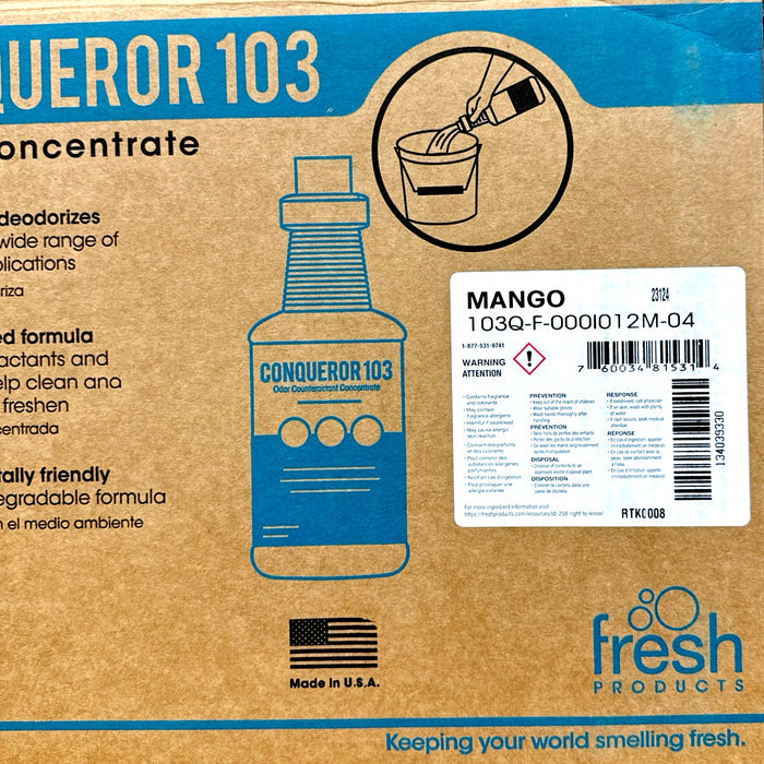 FRESH 103 MANGO SCENT DEODORANT / ODOR COUNTERACTANT (QUART) (CONCENTRATE)