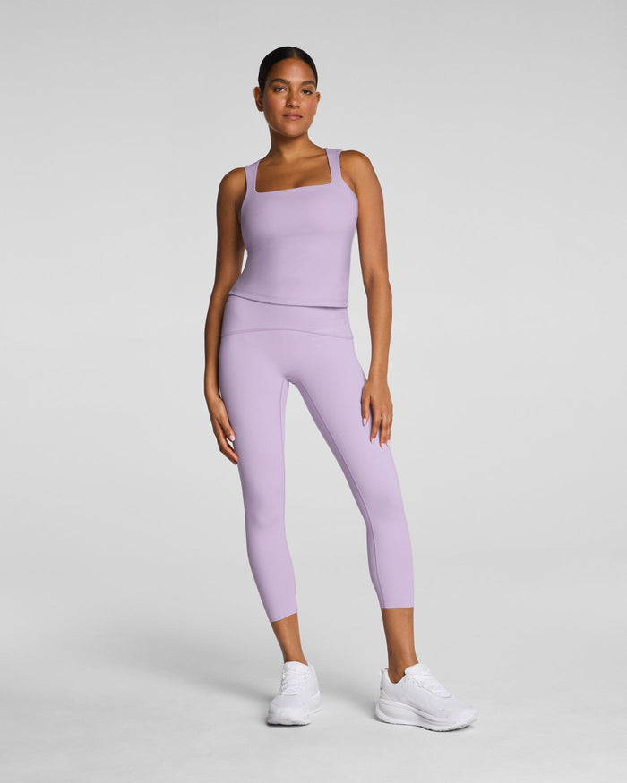 Get Moving Square Neck Shelf Tank - Verbena