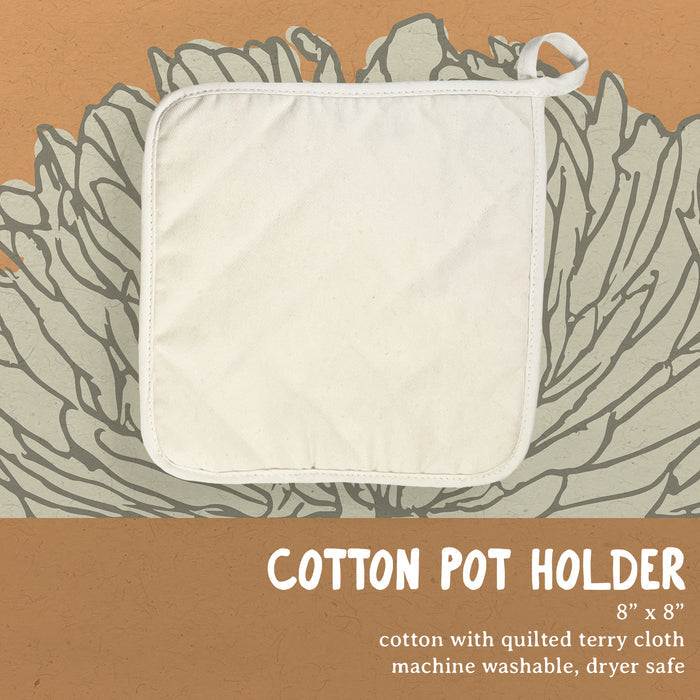 Ginkgo Leaf City State - Custom Cotton Pot Holder