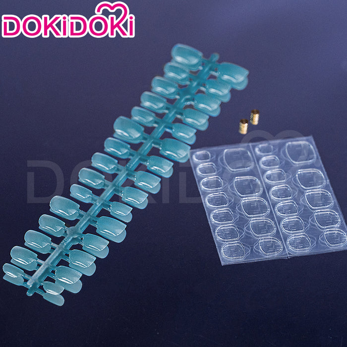 【Glowing】DokiDoki Anime Season 7 Cosplay Rotating Nail Spinning Nail Accessory Prop SBR