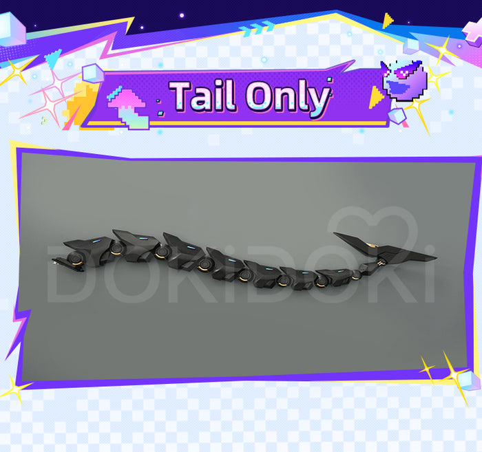 【Glowing】DokiDoki-SR Honkai: Star Rail Cosplay Silver Wolf LV.999 Costume / Tail Planarcadia SP