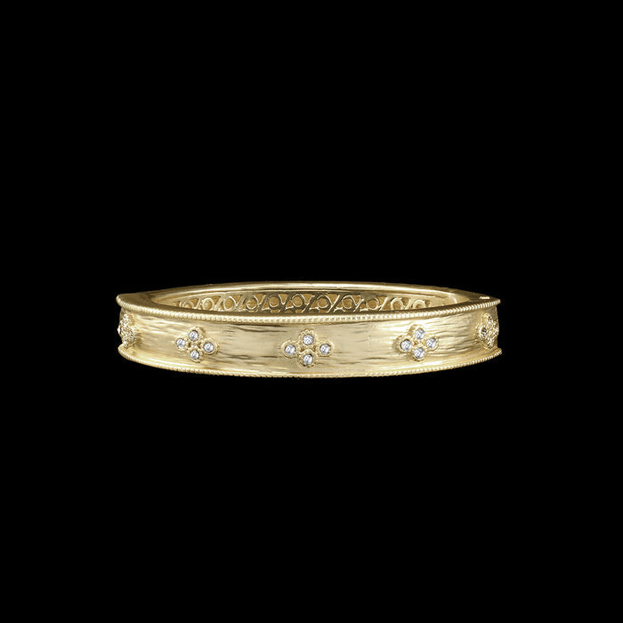 Gold & Diamond Studded Cuff