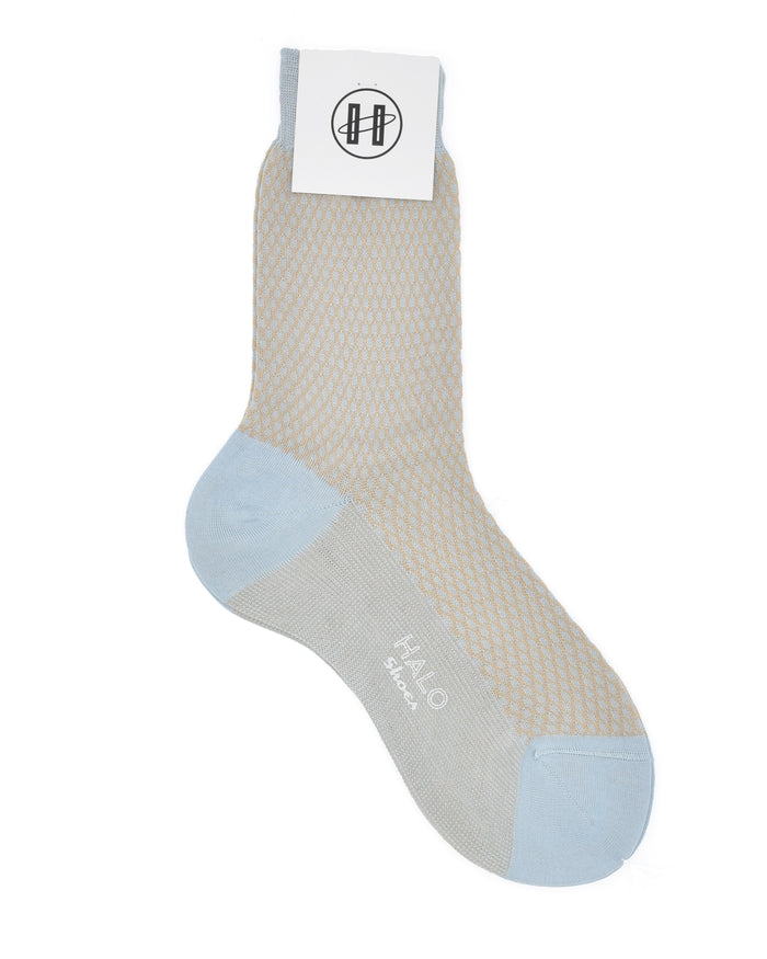 Halo Honeycomb Cotton Crew Sock