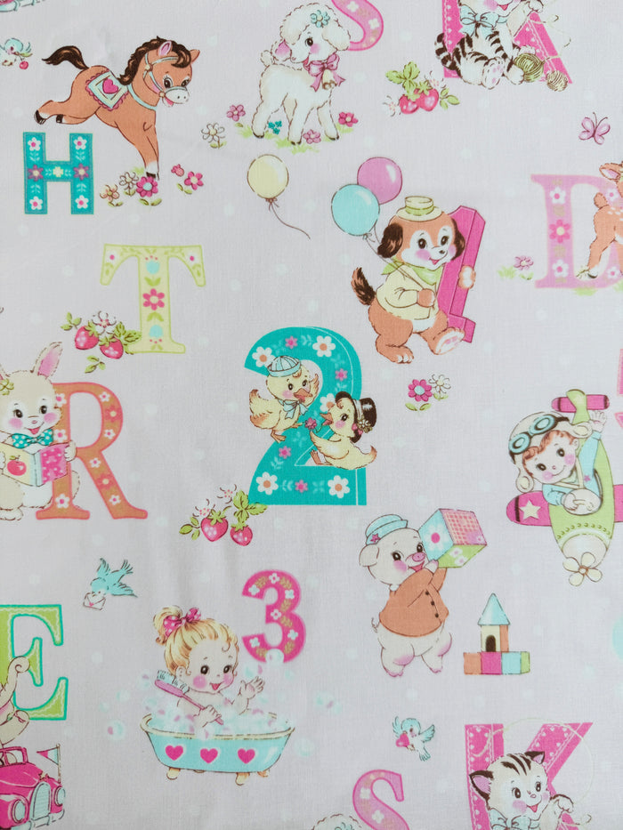 Happy Baby - Light Pink - Atsuko Matsuyama - 30's Collection - Yuwa