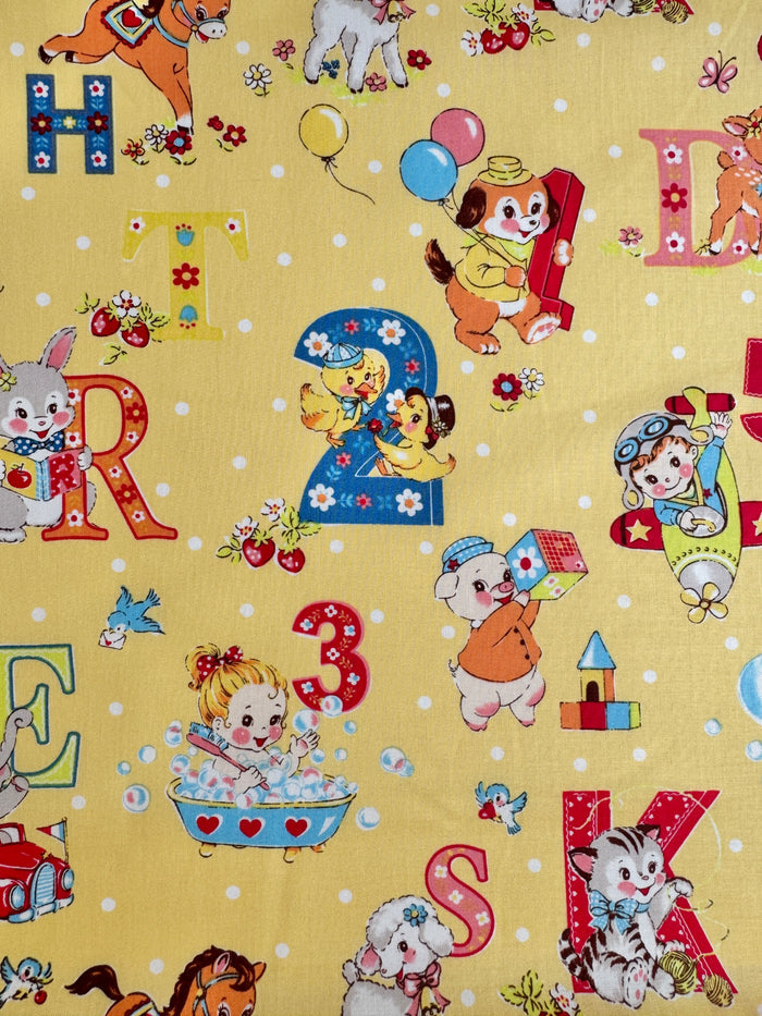 Happy Baby - Yellow - Atsuko Matsuyama - 30's Collection - Yuwa