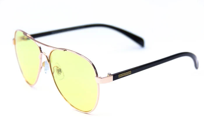 HAPPY HOUR SUNGLASSES - MAVERICKS YELLOW BLACK GOLD