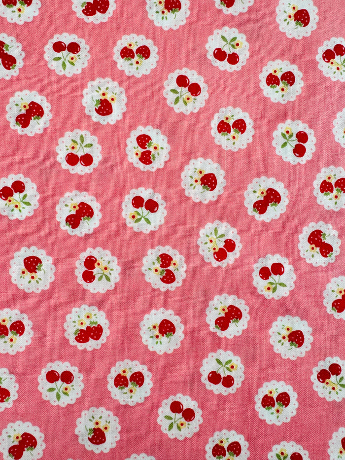 Happy Message 30's - Strawberry & Cherry Lace - Pink - Atsuko Matsuyama - Sojitsu