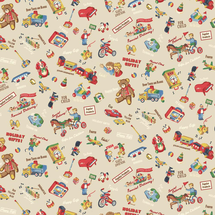 Hello Again 2 - Vintage Toys - Off White (A) - Quilt Gate