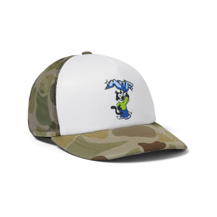 HUF - BAD CAT TRUCKER CAP CAMO